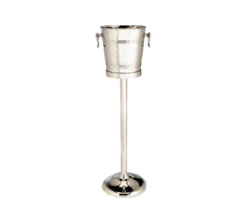 TableCraft Products 5198 8" W x 8.5" H 8 Qt. Stainless Steel Wine and Champagne Bucket