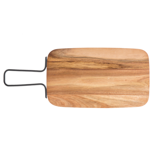 TableCraft Products 10078 15 1/8" W x 8 3/8" D x 3/5" H Light Brown Rectangular Industrial Collection Serving Paddle