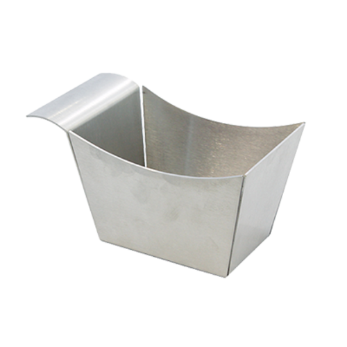 TableCraft Products SSB 5 3/8" W x 3 3/8" D x 3 1/8" H Solid 18/8 Stainless Steel Side Basket