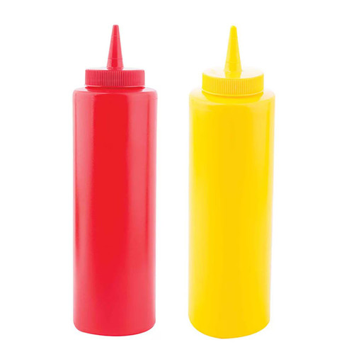 TableCraft Products 112KM 12 Oz. Cash And Carry Squeeze Bottle Set