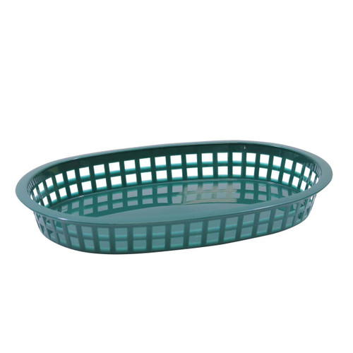 TableCraft Products 1076FG 10 1/2" W x 7" D x 1 1/2" H Chicago Platter Basket - 36/Case