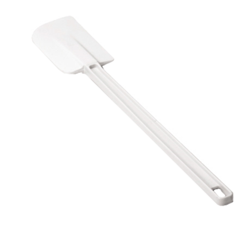TableCraft Products 1516 16" White Flat Shaped Rubber Blade Spatula