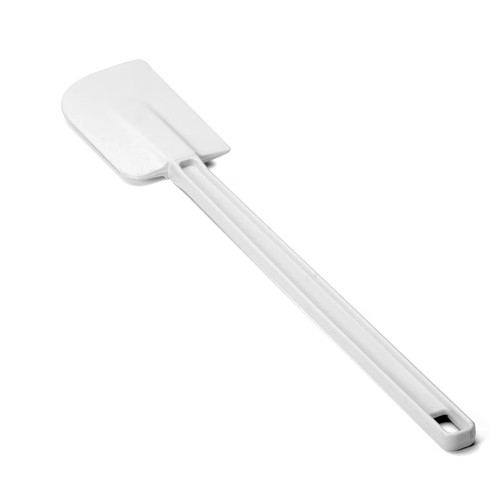 TableCraft Products 1516 16" White Flat Shaped Rubber Blade Spatula