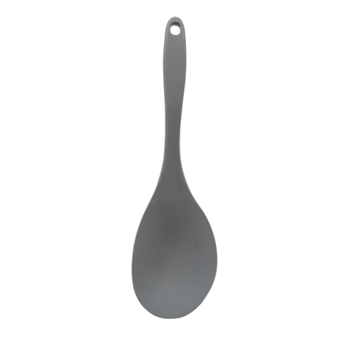 TableCraft Products H3902GY 11-5/8" Gray Silicone Cash & Carry Spoon
