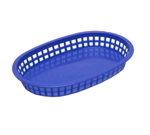 TableCraft Products 1076BL 10-1/2" W x 7" D x 1-1/2" H Chicago Platter Basket