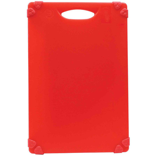 TableCraft Products CBG1824ARD 18" W x 24" D x 1/2" H Plastic Cash & Carry Grippy Cutting Board