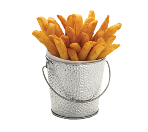 TableCraft Products GT44 16 1/2 Oz. 4" Dia. x 4" Round Galvanized Steel Galvanized Collection Pail