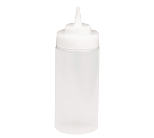 TableCraft Products 10853C  8 Oz. 53mm Opening WideMouth Squeeze Bottle