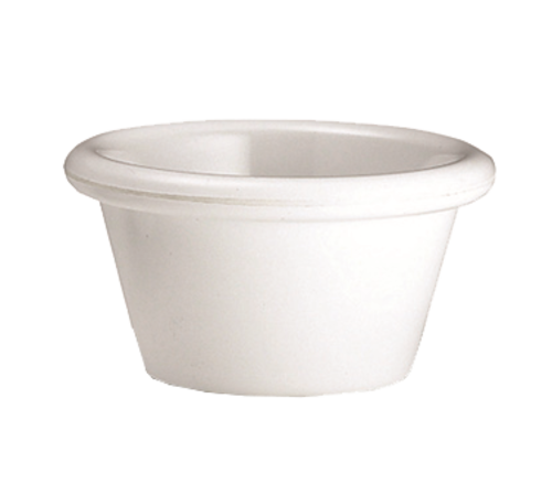 TableCraft Products RAM3W 3 Oz. Melamine White Plain Ramekin
