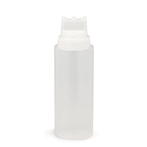 TableCraft Products 3263C3 32 Oz. Clear SelecTop WideMouth Squeeze Bottle