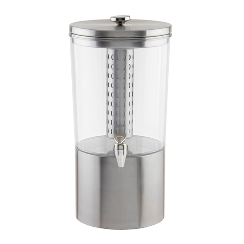 TableCraft Products 10450 2 1/2" Gallon Tritan Reservoir Stainless Steel Base Upscale Beverage Dispenser