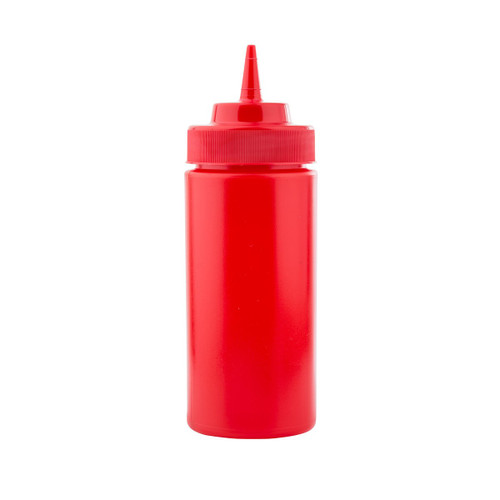 TableCraft Products C11663K 16 Oz. Cash & Carry WideMouth Squeeze Bottle 63mm Opening - 8 Cases of 6