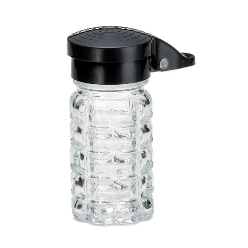 TableCraft Products 163MPBK 1 1/2 Oz. 1-9/16" Dia. x 3 9/16"H Glass Salt/Pepper Shaker - 24/Case