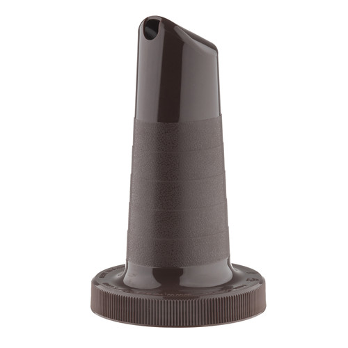 TableCraft Products 10286BR One Piece, Brown Pourmaster Neck Spout