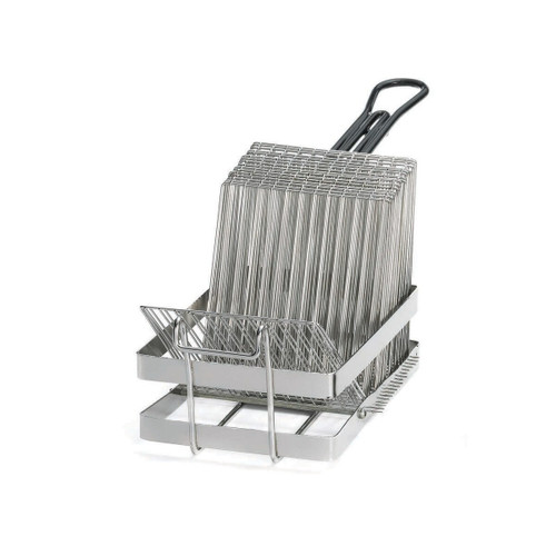 TableCraft Products 41 Chrome Plated Tostada Fry Basket