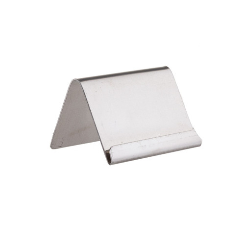 TableCraft Products B17 2 1/2" W x 1 1/4" D Dry Erase Marker Stainless Steel Card Holder