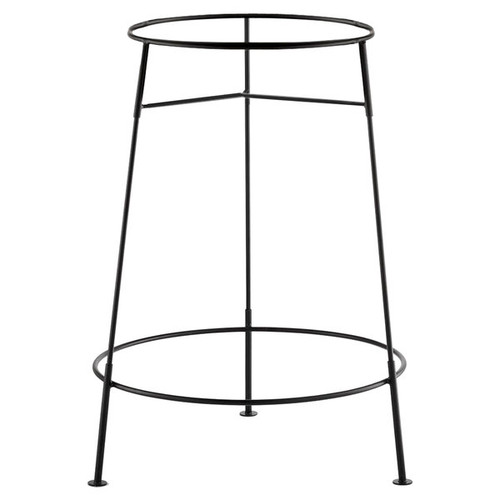 TableCraft Products BTS2137 21.75" Dia. x 30" H Black Metal Beverage Stand Only Fits for Model Number BT21
