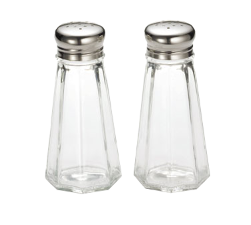 TableCraft Products 156S&P 3 Oz.  Stainless Steel Tops Salt/Pepper Shaker