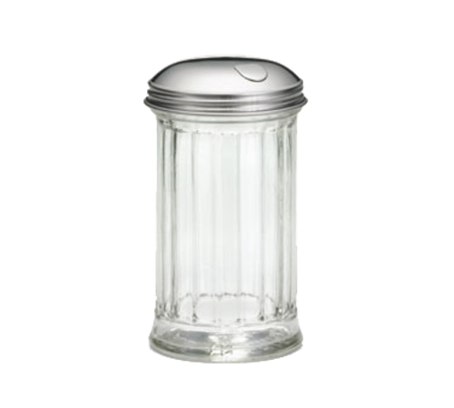 TableCraft Products 57S-1 12 Oz. Stainless Steel Side Flat Top Fluted Glass Pourer