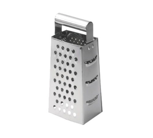 TableCraft Products SG202 3 1/4" W x 4 1/4" D x 9 1/2" H Tapered Stainless Steel Grater