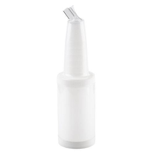 TableCraft Products 8032W 32 Oz. White Cash & Carry PourMaster Complete Unit