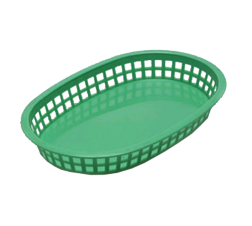 TableCraft Products 1076G 10 1/2" W x 7" D x 1 1/2" H Chicago Platter Basket