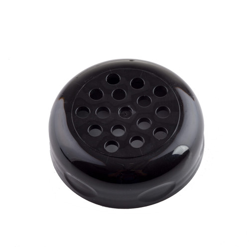 TableCraft Products C260TBK 8 Oz. Black Plastic Cash & Carry Shaker Top Only