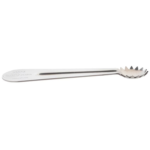 TableCraft Products 10474 12" Brushed Finish Stainless Steel Bar Spoon