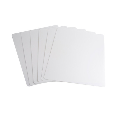 TableCraft Products FCB1824W 18" W x 24" D White Flexible Polyethylene Cash & Carry Cutting Mat