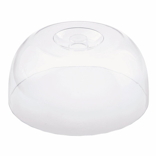 TableCraft Products PCD1 12" Dia. x 5 3/4" H Clear Styrene Cake Dome