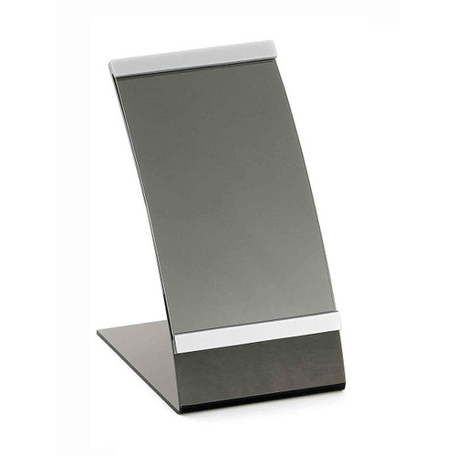 TableCraft Products AS46 4" W x 4.5" D x 7" H Acrylic Curved Menu Holder