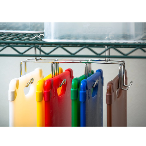 TableCraft Products CBG1520APK6 15" W x 20" D Plastic Cash & Carry Grippy Cutting Board HACCP Kit