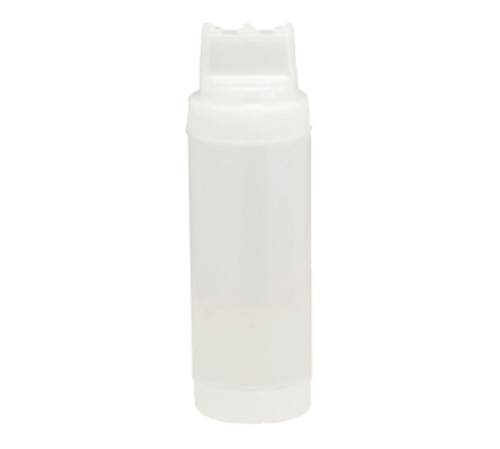 TableCraft Products 11663C3F 16 Oz. Clear SelecTop WideMouth Squeeze Bottle