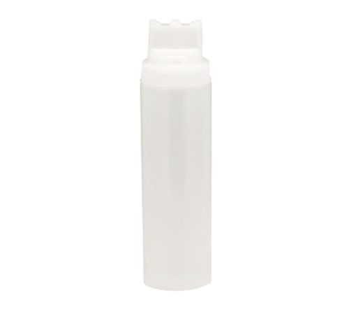 TableCraft Products 12463C3 24 Oz. Clear SelecTop WideMouth Squeeze Bottle