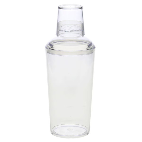 TableCraft Products PS378 27 Oz. Clear SAN Plastic Cocktail Shaker