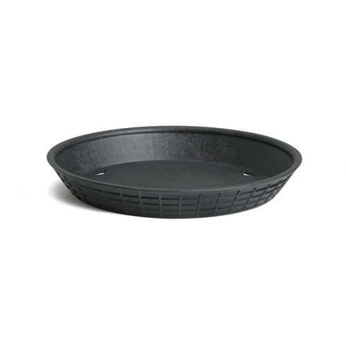 TableCraft Products 13759BK 1" Dia. x 1 1/4"H Black Platter Basket - 12/Case
