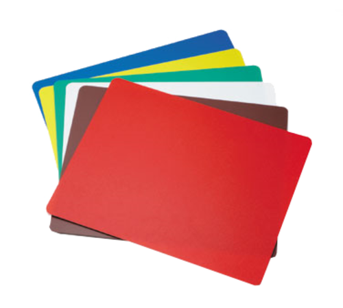 TableCraft Products FCB1824A 18" W x 24" D Assorted Color Flexible Polyethylene Cash & Carry Cutting Mat