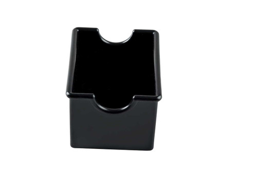 TableCraft Products 10309 3 1/4" x 2 1/2" x 2" Black Rectangular Sugar Packet Holder