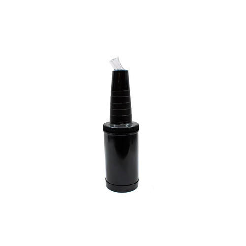 TableCraft Products 8032BKBK 32 Oz. Black Cash & Carry PourMaster Complete Unit