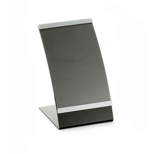 TableCraft Products AS57 5.5" W x 4" D x 8.5" H Acrylic Curved Menu Holder