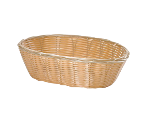 TableCraft Products 1176W 10" W x 6 1/2" D x 3" H Hand-Woven Basket