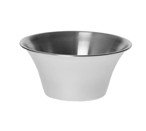 TableCraft Products 5064 6 Oz. Flared Design Stainless Steel Sauce Cup