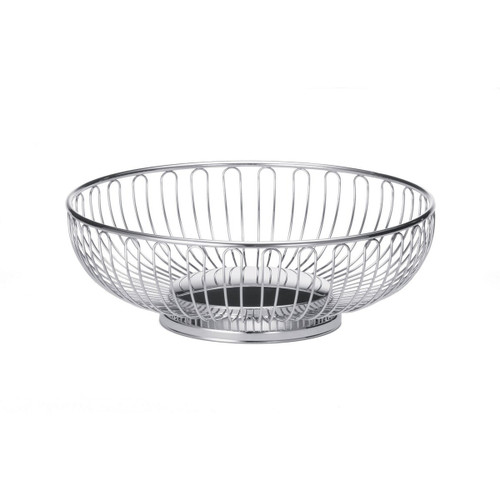 TableCraft Products 4170 Round Chrome Plated Cash & Carry Chalet Basket