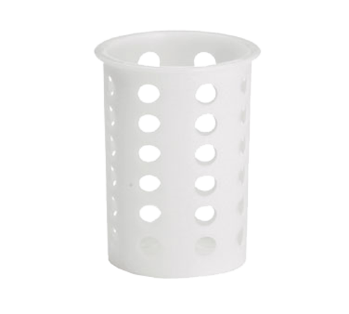 TableCraft Products PP33 4 1/4" Dia. x 5 1/2"H Polypropylene Flatware Cylinder