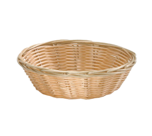 TableCraft Products 1177W 7" Dia. x 2"H Hand-Woven Basket
