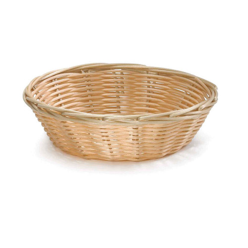 TableCraft Products 1177W 7" Dia. x 2"H Hand-Woven Basket