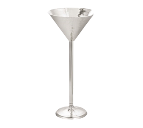 TableCraft Products RS1432 14.5" W x 32.5" H Stainless Steel Remington Collection Martini Glass Beverage Stand