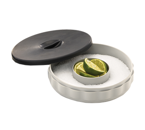 TableCraft Products H634 2 Piece Polypropylene Cash & Carry Glass Rimmer