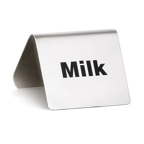 TableCraft Products B5 2 1/2" x 2" Stainless Steel "Milk" Buffet Tent