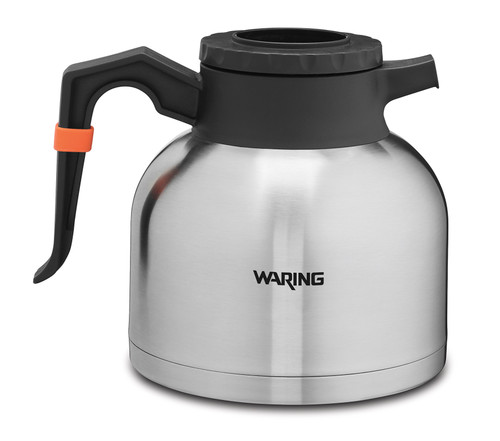 Waring WTC64 64 Oz. Stainless Steel Vacuum Insulated Café Deco Thermal Carafe